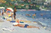 A Beach in Evpatoria unknow artist